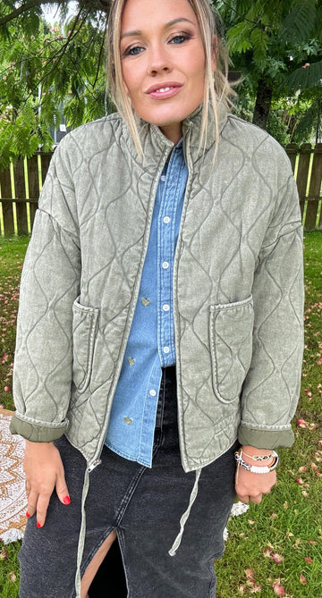 BLOUSON MATLASSE BACK